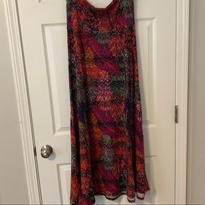LuLaRoe Feathers Maxi Skirt